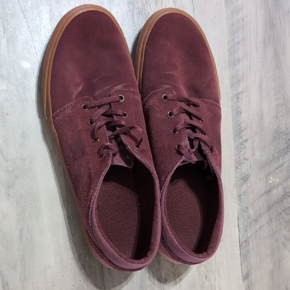 DC Trase Men's Burgundy Sneakers
